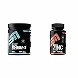 ESN Super Omega-3, 300 Kaps., 440 g & Zinc, Pro Series, 120 Kapseln, 1er Pack (1 x 90 g)