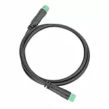 SPYMINNPOO E Fahrrad Verlängerung Kabel, 5Pin Wasserdichtes Elektrisches Fahrrad Display Computer Verlängerung Draht Fit für (Männlicher Kopf auf beiden Seiten)