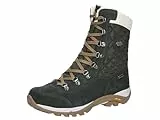 Brütting Damen Fenella Schneestiefel, anthrazit/beige, 38 EU