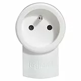 Legrand, Doppelfunktionsstecker zum Anschluss von 2 Geräten an eine Steckdose, 2P plusT 16A 250V, Thermoplast, IP20, 050461