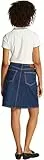 Tommy Hilfiger Damen Jeansrock Straight Ace Knielang, Blau (Ace), 42