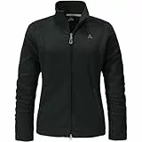 Schöffel Damen Fleece Jacket Leona3, Schwarz, 38
