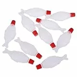 Lpitoy 10pcs 4ml Sushi-Werkzeuge Fischförmige Sojasauceflaschen Essigflaschen Saucengefäß Onigiri Reiskugel Geschmack Enhancer-Steckdose Tägliche Vorräte