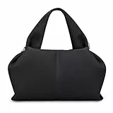 CHAMAIR Kleine Handtasche Damen Umhängetasche Ledertasche Damen-Henkeltaschen Dumpling Crossbody Bag Moden PU Leder Geldbörse Handtaschen mit Abnehmbarer Schultergurt
