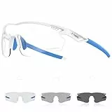 X-TIGER Photochrome Fahrradbrille Herren Damen UV400 Ideale Auto Selbsttönend Sonnenbrille für MTB, Radfahren, Outdoor Sport Hochwertige MTB Laufbrille