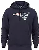 New Era Kapuzenpullover New England Patriots NFL Pullover American Football blau mit CapSpin Pin - XL