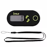HIQE-FL Mini Schrittzähler,3D Schrittzähler mit Clip und Umhängeband,Einfacher Genauer Schrittzähler,Schrittzähler Ohne App und Handy,Schrittzähler für Damen Herren zum Joggen Wandern Laufen Gehen