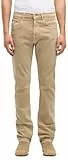 7 For All Mankind Men's Straight Chino Sateen Cub Pants, Brown, 34W