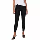 ONLY Damen Onlshine Leggings Noos Hose, Black/AOP:Leo, L EU