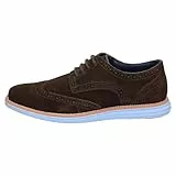 chung shi Herren Sensomo I Schnürhalbschuhe, Dunkelbraun/Hellblau, 43 EU