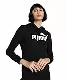 PUMA Damen Ess Logo Hoodie Tr Sweatshirt, Black, XL