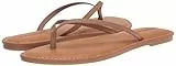 Amazon Essentials Damen Zehensandale, Dunkelbraun, 38.5 EU