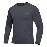 Herren Rashguard UPF 50+ Langarmshirt T-Shirts UV Shirt Sonnenschutz Shirts Atmungsaktiv Schnell Trockened Funktionsshirt Herren Langarm Gym Running Tops (DG L)