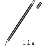 Tablet Stift für Alle Tablets, 2 in 1 Stylus Pen, SENKUTA Touchscreen Stift für Alle Tablets/Handys, Apple iPad, iPhone, Samsung, Surface, Lenovo, Chromebook, Huawei Android iOS. Schwarz