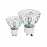 EGLO GU10 Lampe 2er-Set, 2 LED Spots, Reflektorlampe je 2,1 Watt (entspricht 38 Watt), 250 Lumen, Leuchtmittel warmweiß, 3000 K, Glühbirne Ø 50 x 54 mm