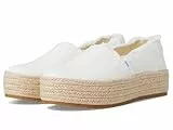 Toms Damen Valencia Espadrille - Komfortabler Slip-On mit Ortholite-Einlegesohle und Espadrille-Plattform für Alltag und Stil