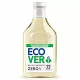 Ecover Non-Bio ZERO Woll- und Feinwaschmittel, Flüssigwaschmittel, Feinwaschmittel für Allergiker und empfindliche Babyhaut, 22 Ladungen, 1L