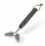 Weber Grillbürste für gusseiserne Oberflächen, ideal zur Reinigung von Zwischenräumen - Schwarz (6495)
