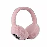 BESPORTBLE Kabellose Kabellose Musik Plüsch Ohrenschützer Elektrische Ohrwärmer Aus Weichem Material Rosa Winter Headset Für Kalte Tage Und Smartphone Kompatibilität