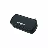 Walker 49113-380 - Schlamperbox 'All Black', Federmappe mit geräumigem Hauptfach, doppelseitiger Trennwand mit 20 Stiftfächern, Zippfach und robustem Reißverschluss