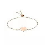 Fossil Armband Für Frauen Classics, Min.Innere Länge:165mm Rose Gold Edelstahl Armband, JF02965791