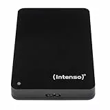 Intenso Memory Case Portable Hard Drive 2TB, tragbare externe Festplatte - 2,5 Zoll, 5400 U/min, 8 MB Cache, USB 3.2 schwarz