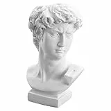 Cabilock David Statue Blumenvase Möbel Skulptur Pinsel Halter Harz Kopf Zement Pflanzer Blumenvase Make-Up Stifthalter Hauptdekoration
