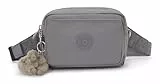 KIPLING ABANU MULTI Kleine Umhängetasche, die in eine Hüfttasche umgewandelt werden kann, Inviting Grey (Grau)