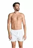 Jockey Herren Everyday Woven Boxer Short - 3 Pack, White, M