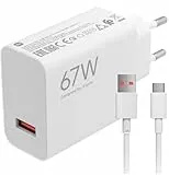 XIAOMI XIAOMI MI Travel Charger Combo Set with USB-A to Type-C Charing Cable 1M, 67W White EU MDY-12-EJ