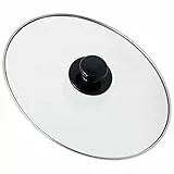 SPARES2GO Kompletter ovaler Glasdeckel & Knaufgriff für Morphy Richards 3,5-Liter-Schongarer