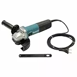 Makita 9558HNRZ Winkelschleifer, 125 mm Scheibendurchmesser, 840 Watt Leistung, mit Schutzhaube und Netzkabel