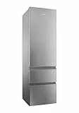 Haier Kühl-Gefrierkombination 3D 60 SERIES 3 PRO HTR3620CNMG I 2,05 m, No Frost I Energieeffizienzklasse C I Kühlschrank mit Gefrierfach freistehend, Fassungsvermögen 414L I Fresh 0°-Fach