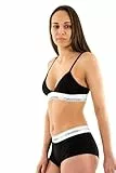 Calvin Klein Damen Push-Up BH Plunge mit Bügel, Schwarz (Black), 75E