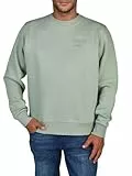 riverso Pullover Herren mit Druck RIVJamie Regular Fit Sweatshirt Rundhals Langarm, Größe:3XL, Farbe:Mineral Green-Taupe