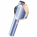 IPL Geräte Haarentfernung mit Saphir-Eis-Kühlung Technologie, 5°C Schmerzlose und effektive Haarentfernung Laser mit Smart App, 24J & 15 Energiestufen & 2X Blitzgeschwindigkeit für Achseln, Bikini