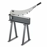 VEVOR Handhebelschere, 500 mm Bettbreite, Hebelschere, Guillotine Blechschneider für die Blechbearbeitung, mit Q235-Material, Ständer, für Leiterplatten, Aluminium, Stahl, Kupfer, Kunststoff