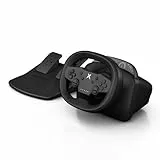 DOYO PC Lenkrad mit Pedalen und Shifter, 270 Grad Drehung Racing Wheel, Bluetooth-Verbindungen Rennlenkrad, Echtes Vibrationsfeedback, Lenkrad für PC,PS3,PS4,Switch,Android