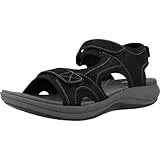 Clarks Damen Mira Bay Sandal, Black, 39 EU
