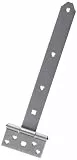 Alberts 326142 Kreuzgehänge | mit vernietetem Stift | Edelstahl | Band 292 x 34 mm | Scharnier 92 x 44 mm