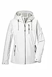 G.I.G.A. DX Damen Softshelljacke/Outdoorjacke mit Kapuze GS 74 WMN SFTSHLL JCKT, gebrochenes weiss, 50, 43052-000