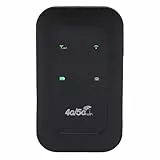ciciglow 4G 5G Tragbarer WiFi -Hotspot, 300 Mbit/S LTE Mobile Router mit SIM -Karten -Slot- und LED -Display, Tragbarer WLAN -Router Unterstützt 10 Verbundene Geräte
