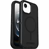OtterBox Defender Series MagSafe Hülle für iPhone 17e, 16e, 15, 14, 13, stoßfest, sturzsicher, extrem robust, Schutzhülle, 7X getestet nach Militärstandard, Schwarz