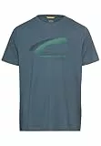 camel active Herren T-Shirt mit Print aus nachhaltigem Organic Cotton Tintenblau, Menswear-XL