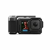 GoPro Mission 1 PRO Grip Edition – Enthält Mission 1 PRO Kamera, Point-and-Shoot-Griff, einen wiederaufladbaren Enduro 2 Akku, abnehmbare Gegenlichtblende und eine Tragetasche
