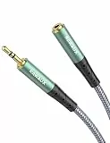 RAWAUX Klinkenkabel 3,5mm Kopfhörer Verlängerungskabel Klinke Verlängerung 1M Stereo Aux Audio Kabel Verlängerung Klinke Adapter Extender Cord Kompatibel mit Tablet, Laptop, Handys, Media Player
