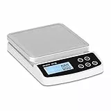 Steinberg Systems SBS-LW-5000/100 Briefwaage Paketwaage Digitalwaage (5 kg / 0,1 g, 2 x AAA, 15,2 x 15,2 cm, LCD Display)
