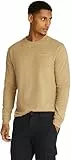 Tommy Jeans Herren Langarmshirt Linear Chest Slim Fit, Beige (Relic Tan), XXL