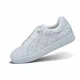 TT bagatt Damen Low-Top Sneaker, Frauen Halbschuhe, Wechselfußbett,Strassenschuhe,Sportschuhe,Freizeitschuhe,White/Gold (2051),39 EU / 6 UK