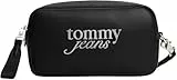 TOMMY JEANS Damen Tjw Bold Script Camera Bag Aw0aw17897 Schultertasche, Black (Black)